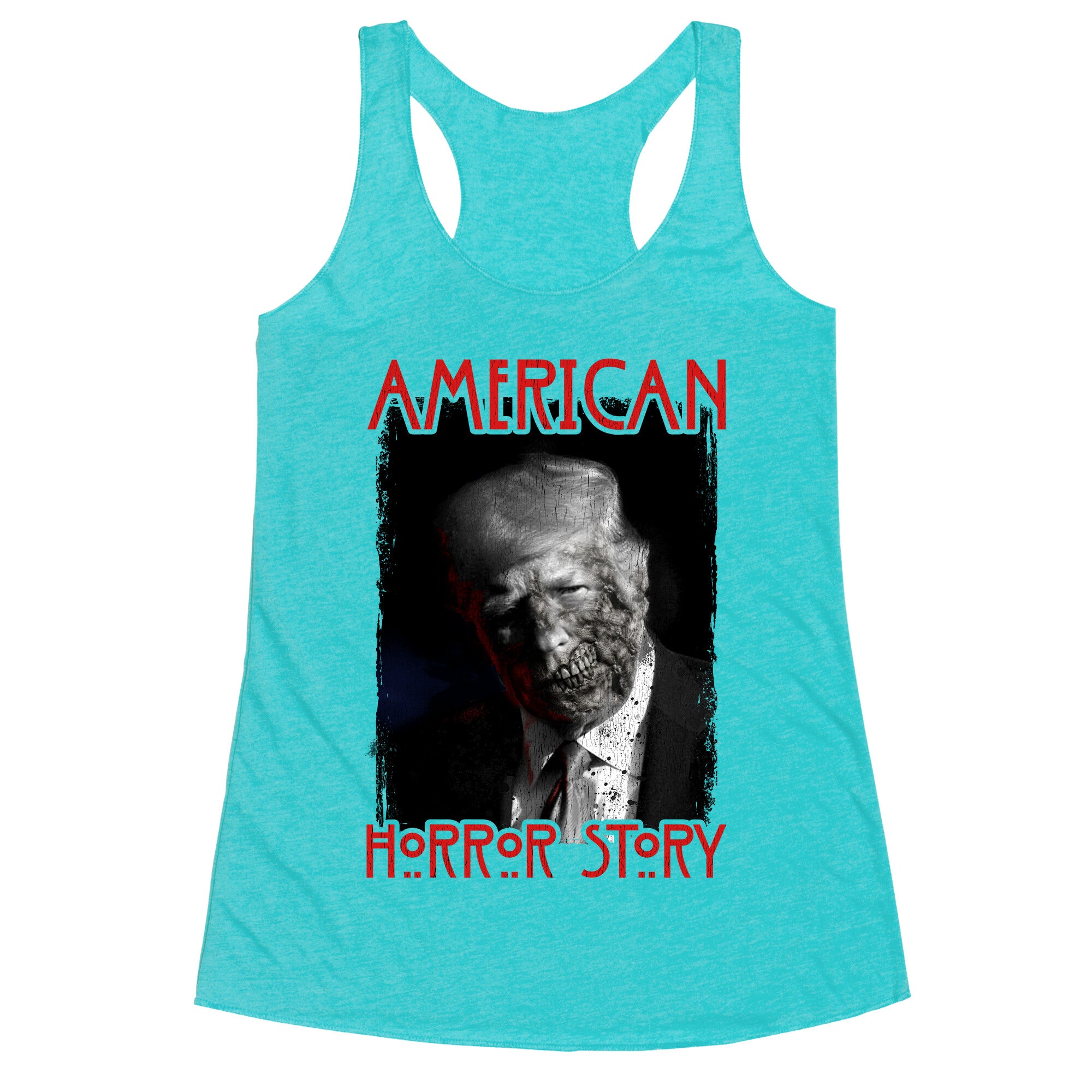 American Horror Story Trump Racerback Tank